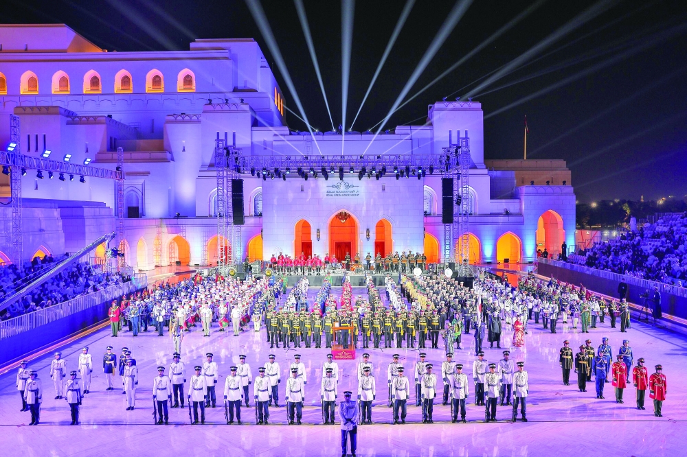 Military Music Performances: From Oman and Around the World Outdoor Music Festival